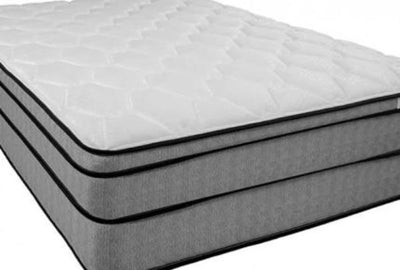 Brown Tape Mattress & Boxspring - Katy Furniture